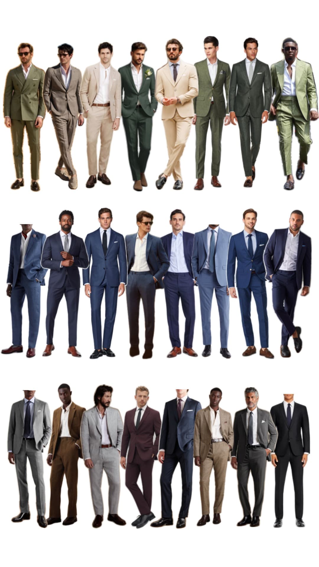 Garden formal men's attire