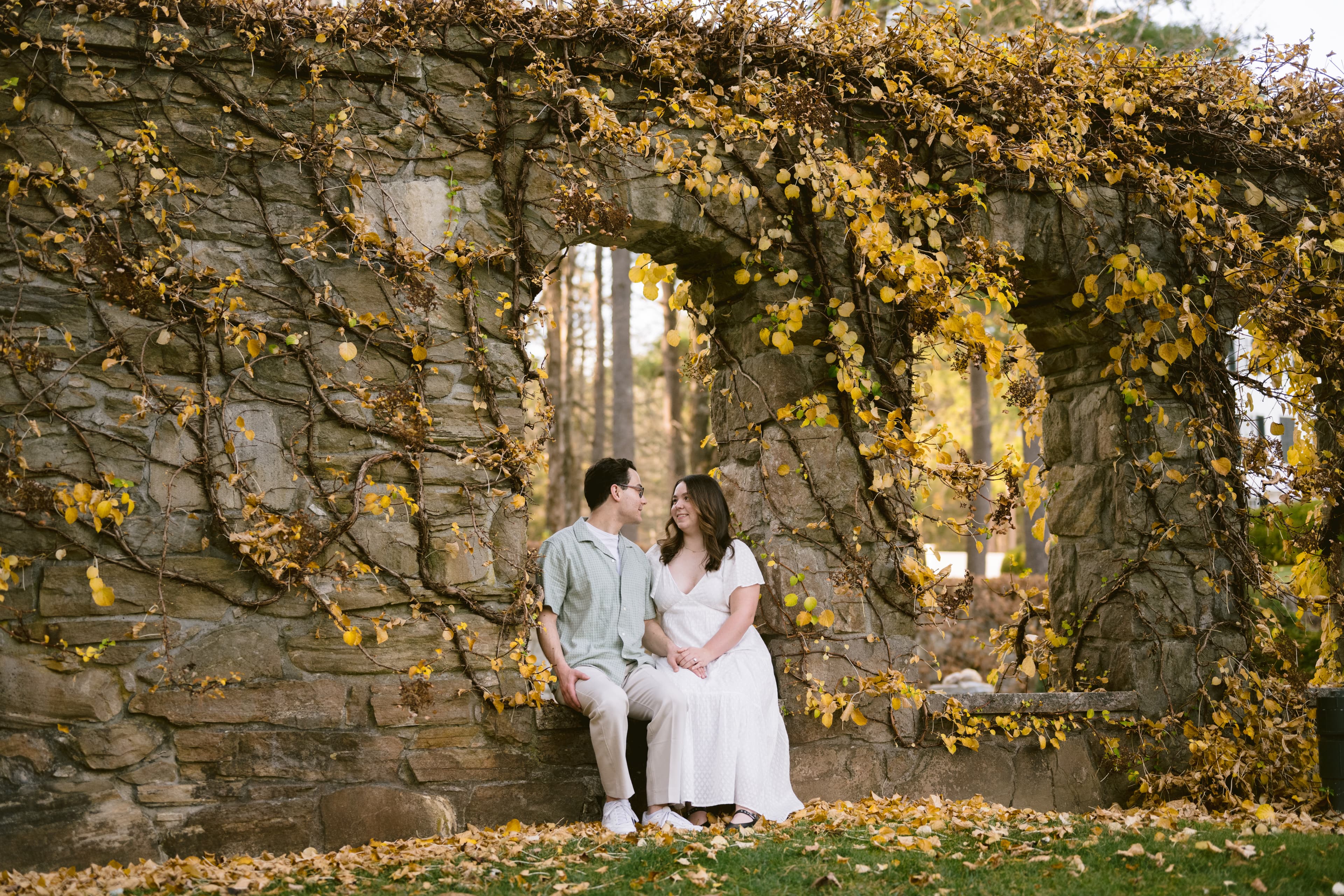 Katie and Max walking