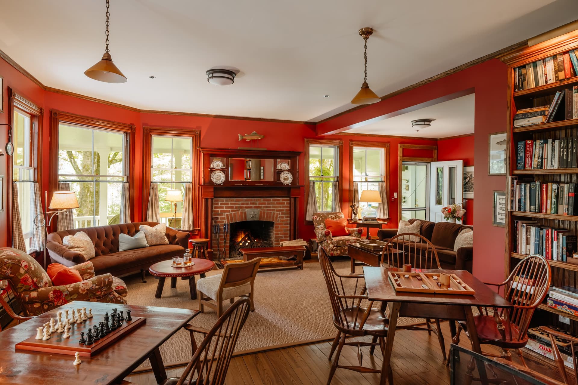 Board games at the Inn